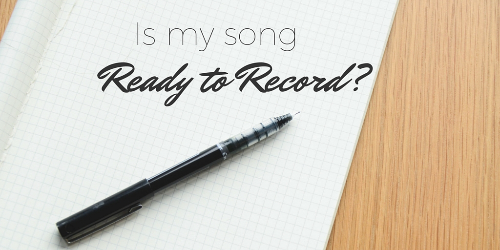 Twitter Is my song ready to record-